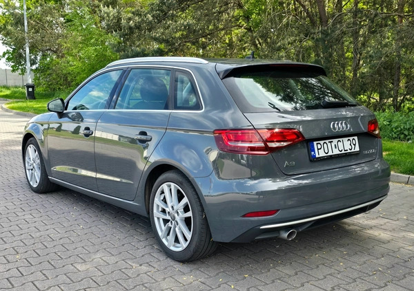 Audi A3 cena 70900 przebieg: 103939, rok produkcji 2019 z Ostrzeszów małe 326